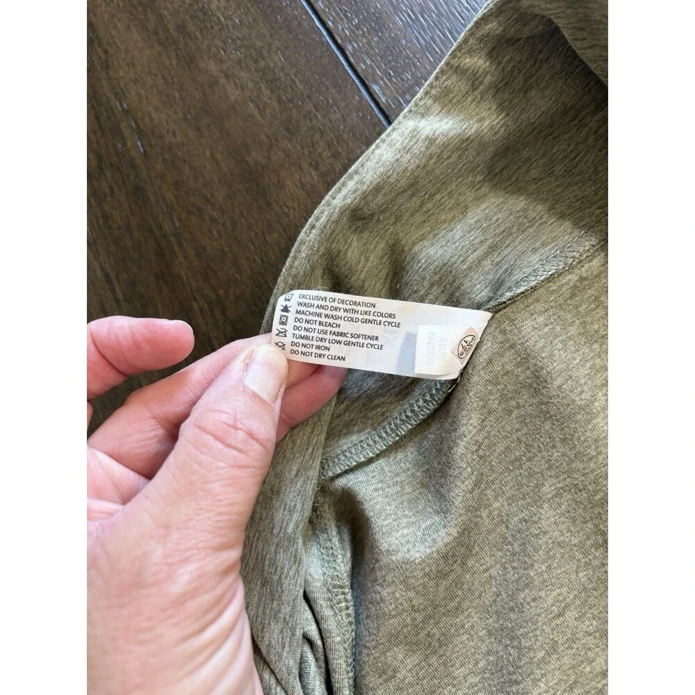 Yogalicious Lux Women's Full Zip Active Jacket With Pockets Heather Sage XL
